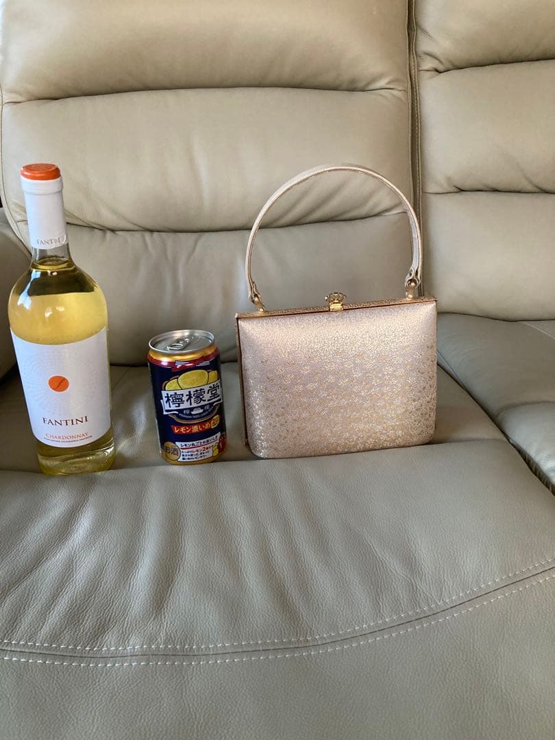 ゴールド花柄和装用　王室愛用モデルバッグ 中型