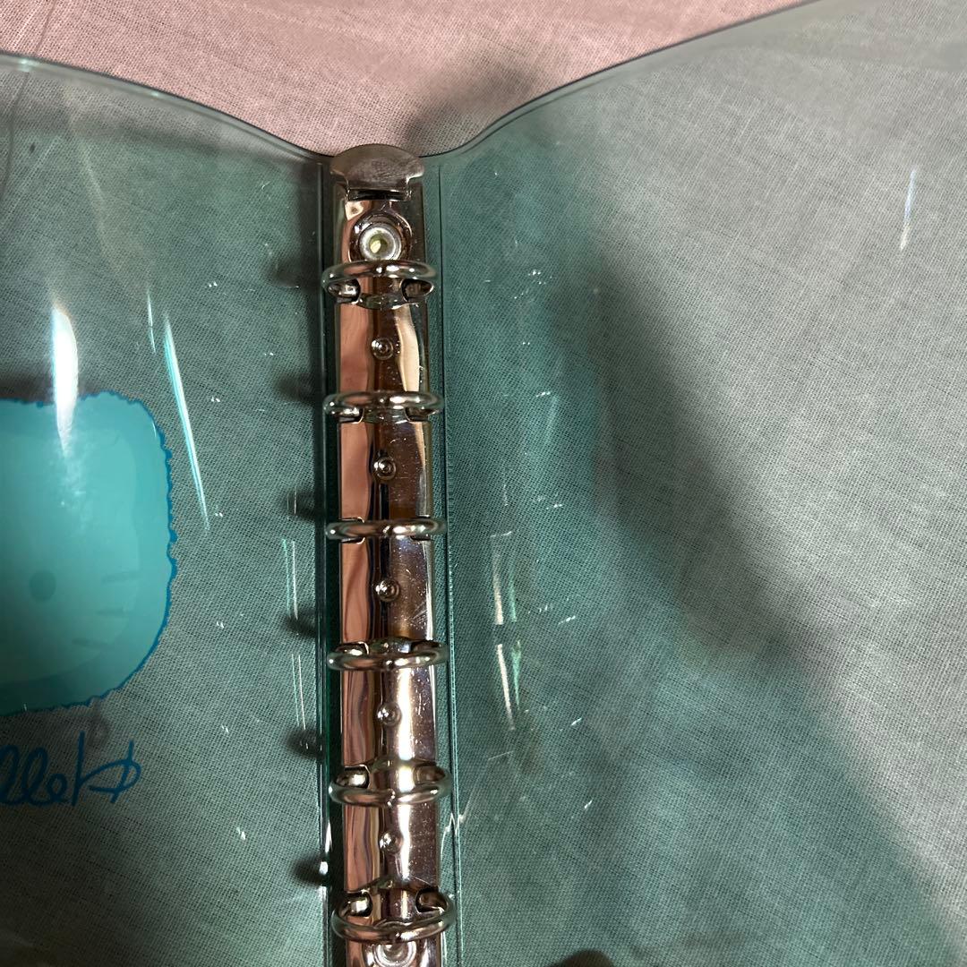Hello Kitty システム手帳　透明青