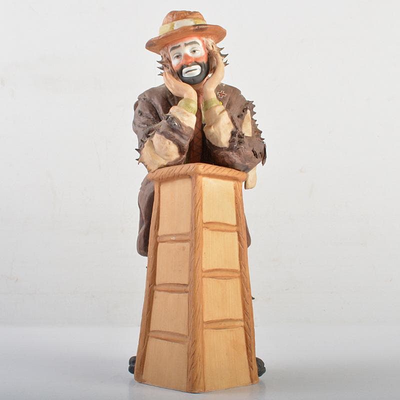 台湾製　Flambro　Taiwan　フィギュリン　ピエロ　道化師　CR7066