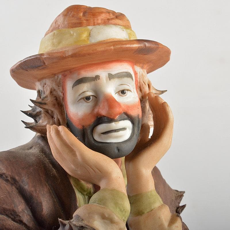 台湾製　Flambro　Taiwan　フィギュリン　ピエロ　道化師　CR7066