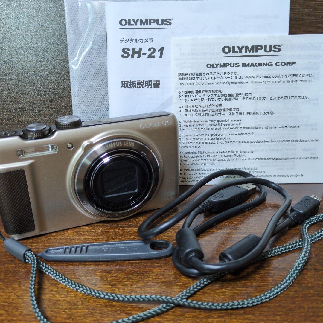 OLYMPUS デジカメ　1600万画素　 SH-21 本体 デジカメ