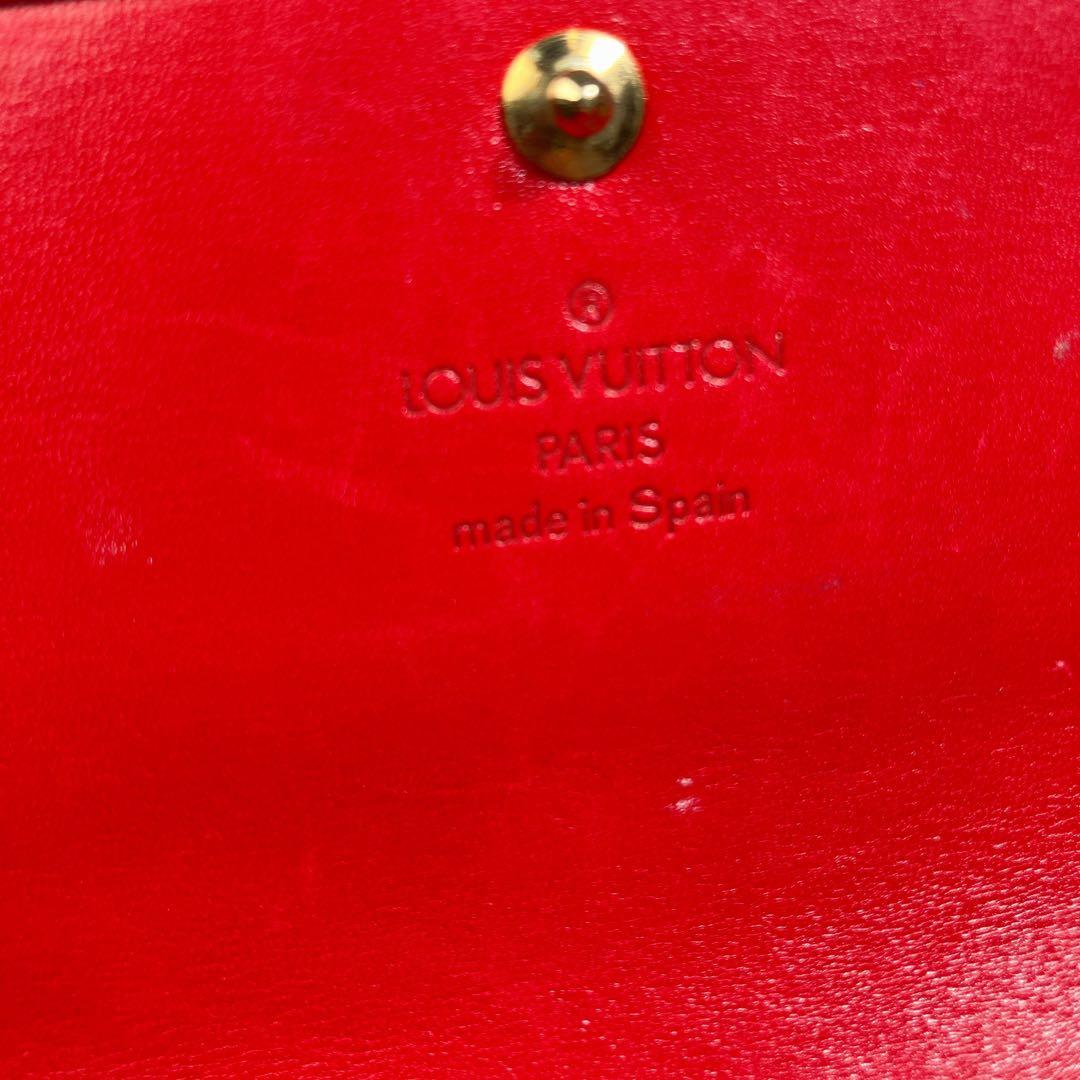 極美品 ルイヴィトン エピ ポシェット ポルトモネ クレディ 長財布 レッド