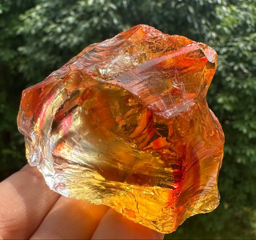 アンダラクリスタル　マルチカラー　オレンジ　ジャワ島　高次元瞑想　レムリアン