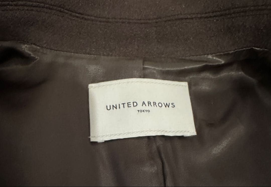極美品【UNITED ARROWS】BIGテーラードコート MOCA