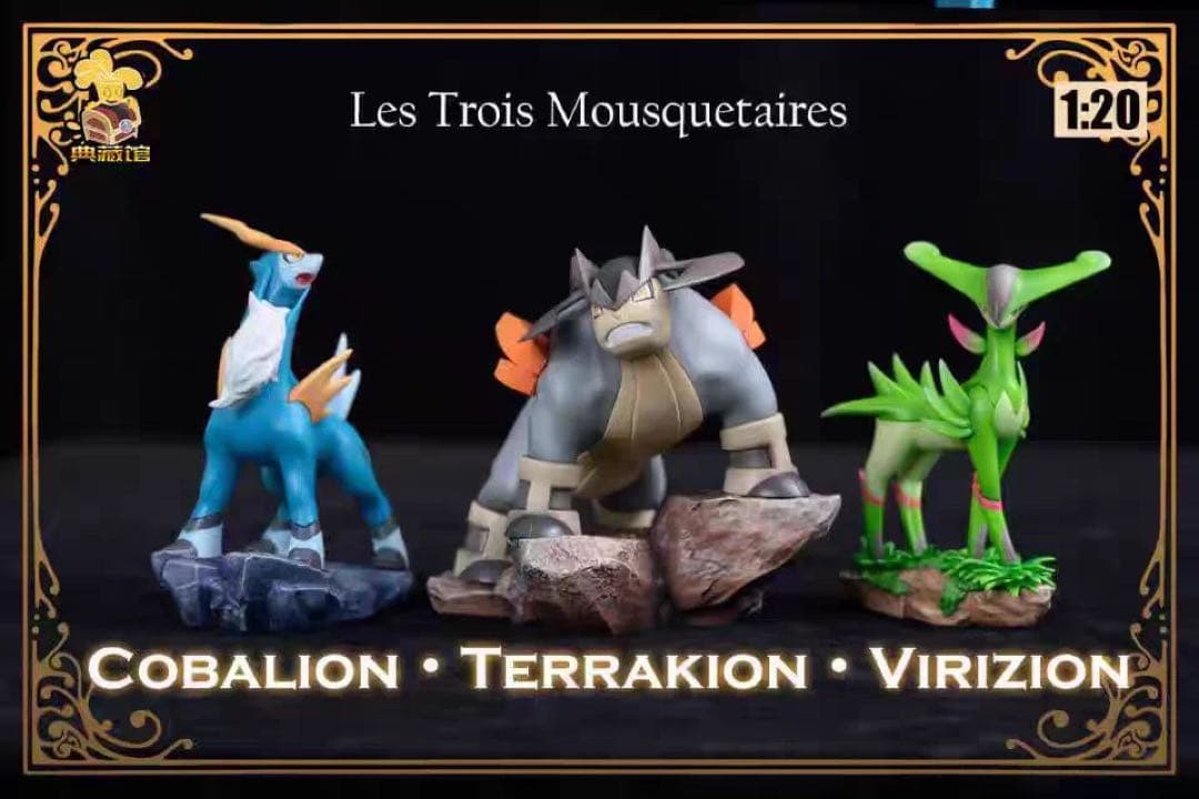 ポケモン フィギュア Cobalion Terrakion Virizion