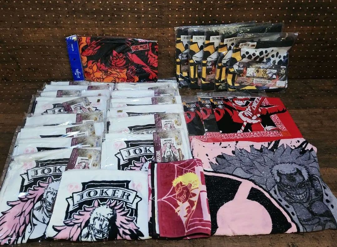 ワンピース 一番くじ タオル フェイスタオル