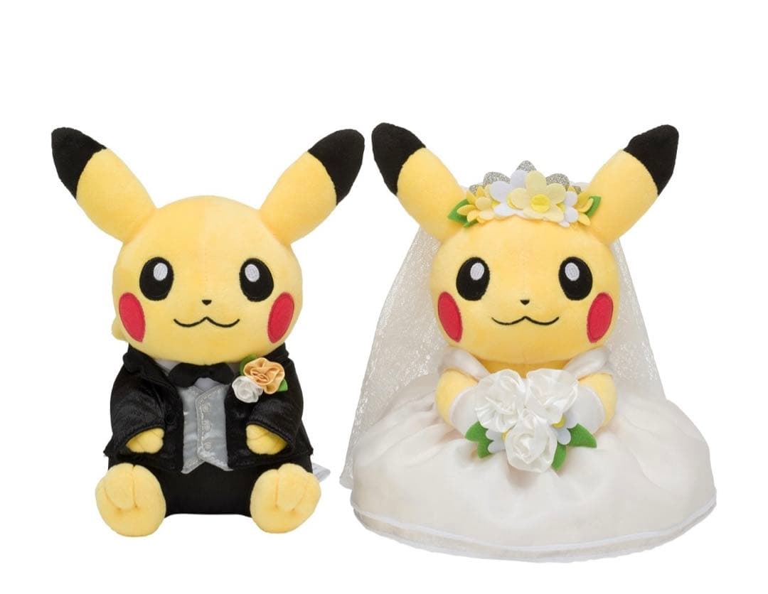 ピカチュウ ウェディングセット ぬいぐるみ
