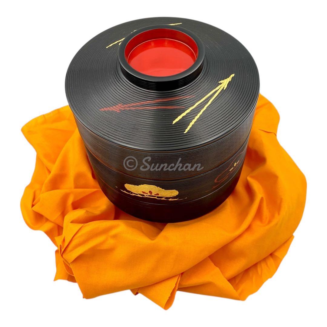 【未使用品】 平安象彦 松寿重 松下電器開業50周年記念品 御重箱 漆器 京漆匠