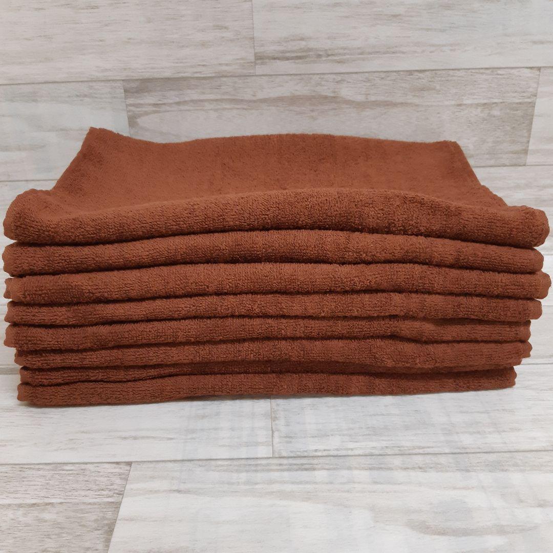 280匁フェイスタオル 新ミルクチョコブラウン60枚！！ ◯折畳まず◯