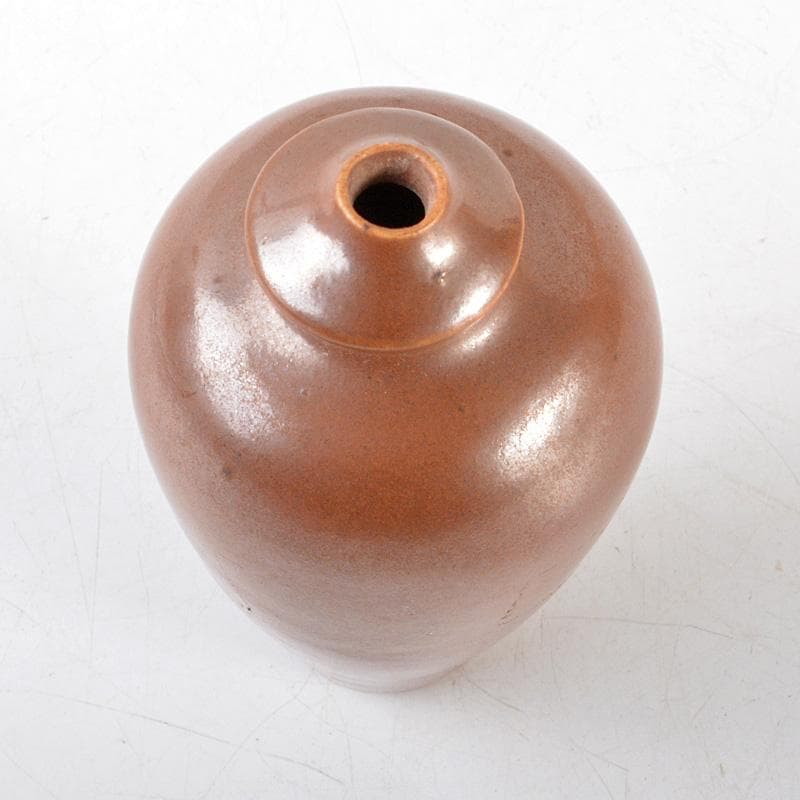 中国　柿釉　小壷　振出壷　C　R6079E