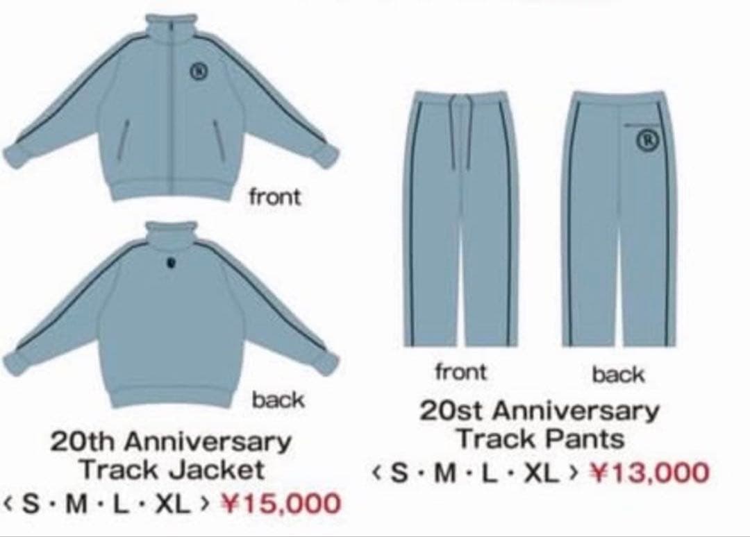 RADWIMPS 20th Anniversary ジャージ M 上下セット