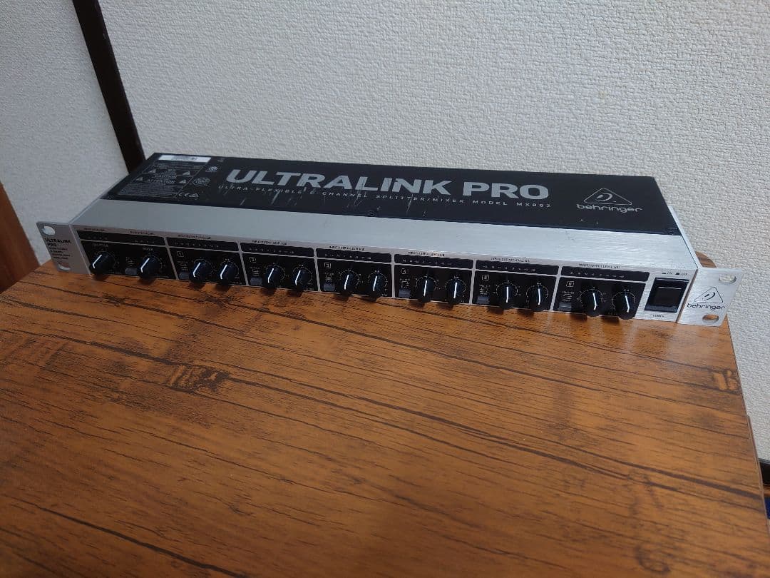 【動作良好】BEHRINGER MX882 スプリッター ミキサー ベリンガー