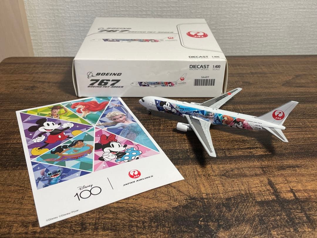 航空機・ヘリコプター JAL B767-300ER Disney100 1/400 JC Wings