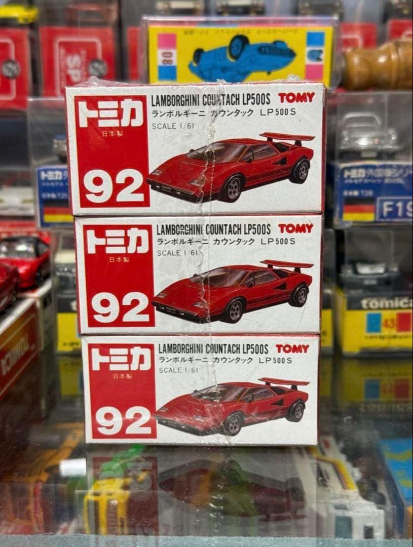 トミカ 赤箱 日本製 ランボルギーニ カウンタック LP500S 未開封 3台