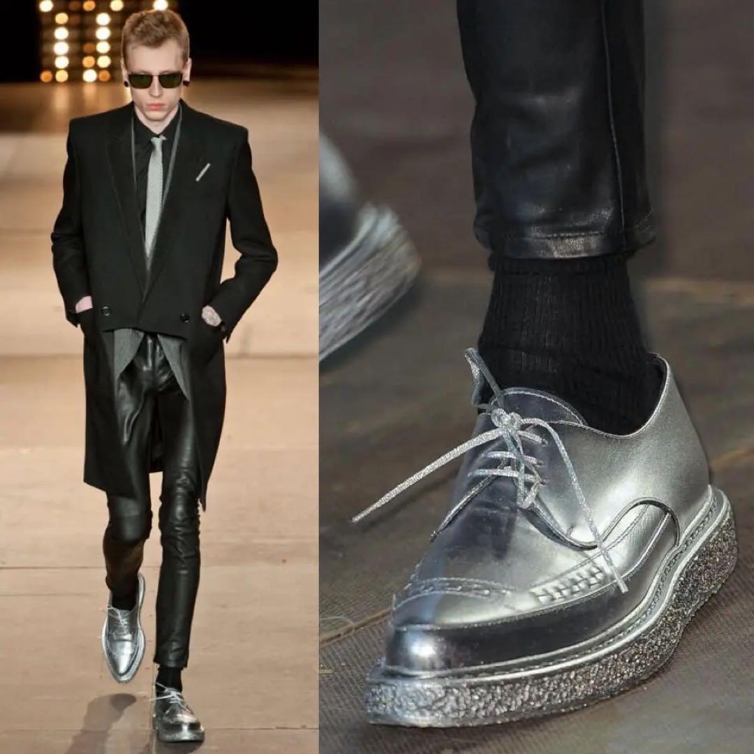 エディ期14AW SAINTLAURENTPARIS CREEPER 41/5