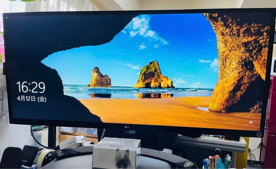 34型ウルトラワイドモニター 横浜直接取引5000円値引LG 340UM59-P