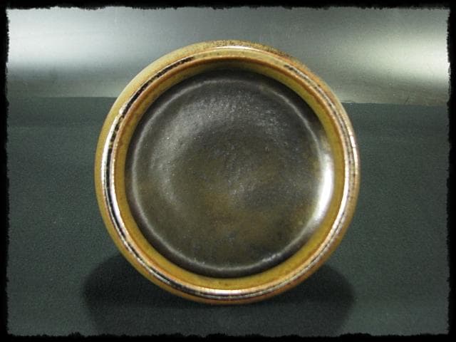 膳所 ぜぜ 口梅鉢 エフゴ 餌袋 建水 岩崎 新定 遠州 茶道具 f197