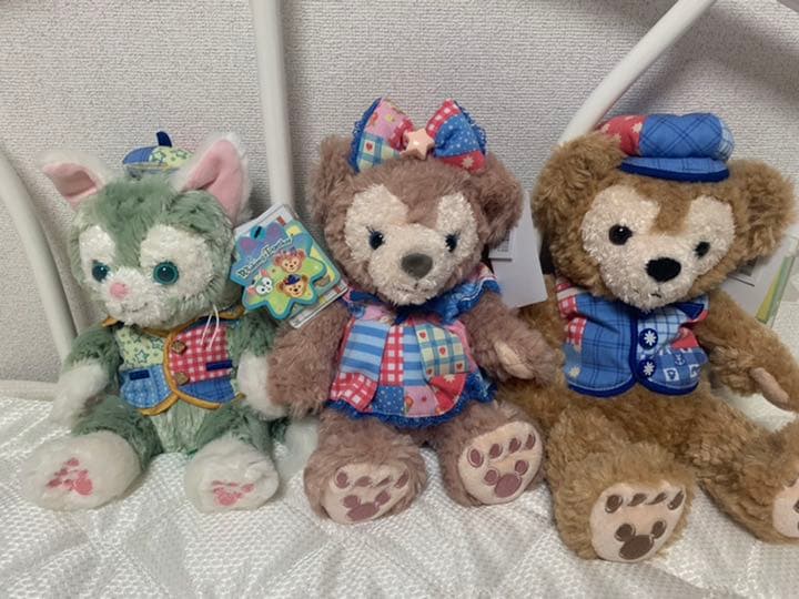 15周年ダッフィー シェリーメイ ジェラトーニぬいぐるみ