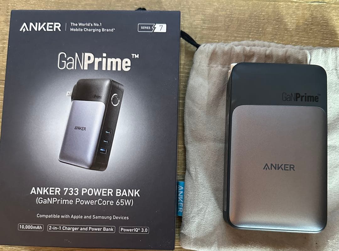 anker 733 power bank 美品 アンカー　10000mAh