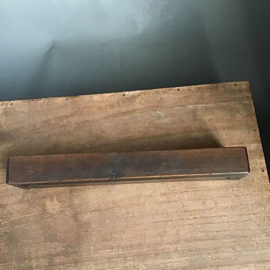 希少　骨董品　木製筆箱　アンティーク　文箱