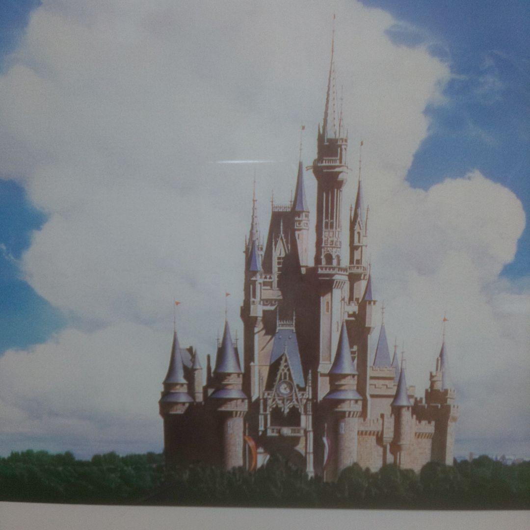 横山明 シンデレラ城と雲 ポスター 923×696㎜