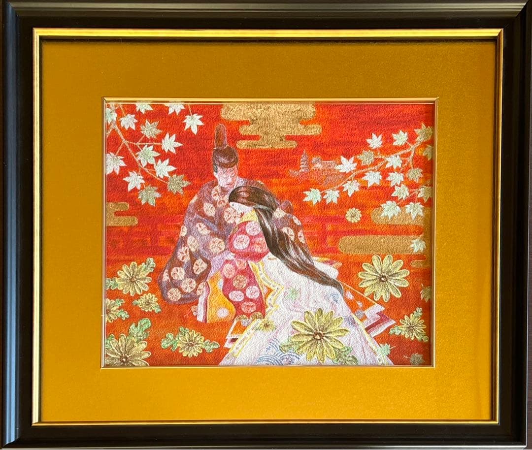 2024年に行くべき52カ所第３位山口市「大内のお殿様とお姫様」縄田和子版画作品