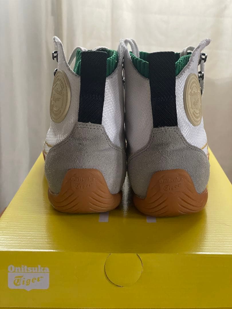 Onitsuka Tiger ボクシングシューズ ハイカット ホワイト/グリーン