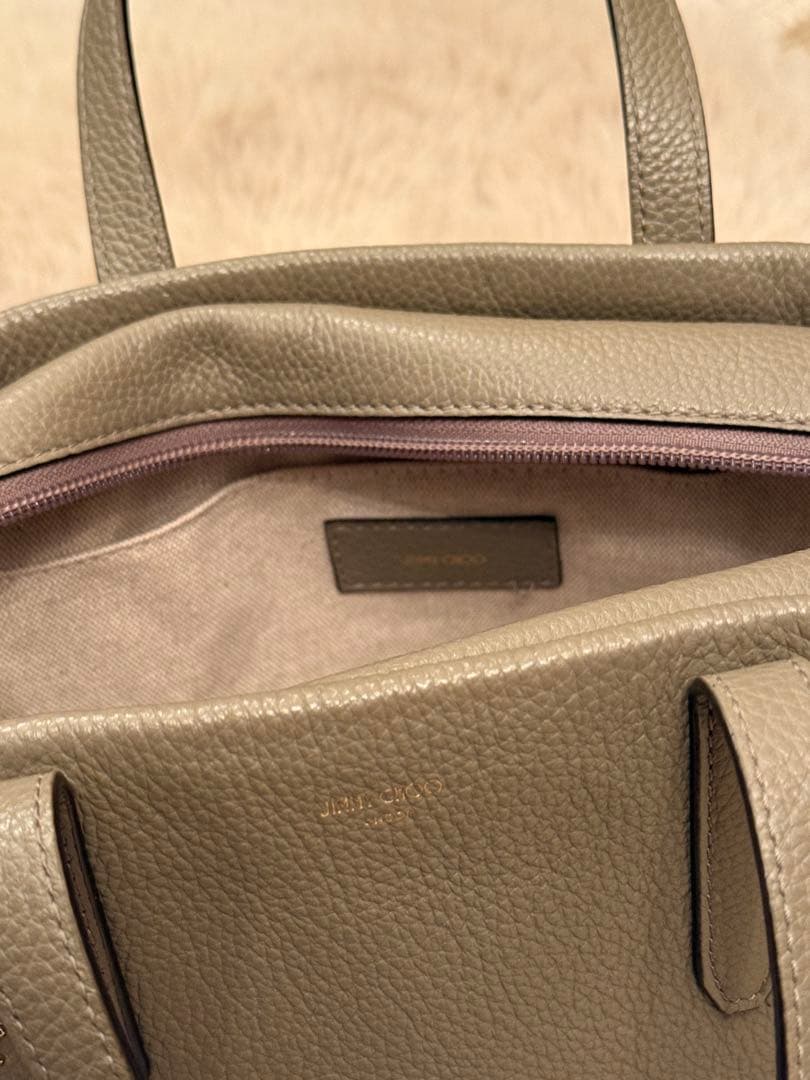 美品 Jimmy Choo Mini Sara スタッズ トート 保存袋付