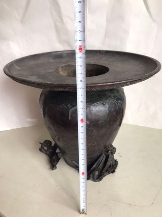 高罔銅器，古銅製，極細工，重6200克