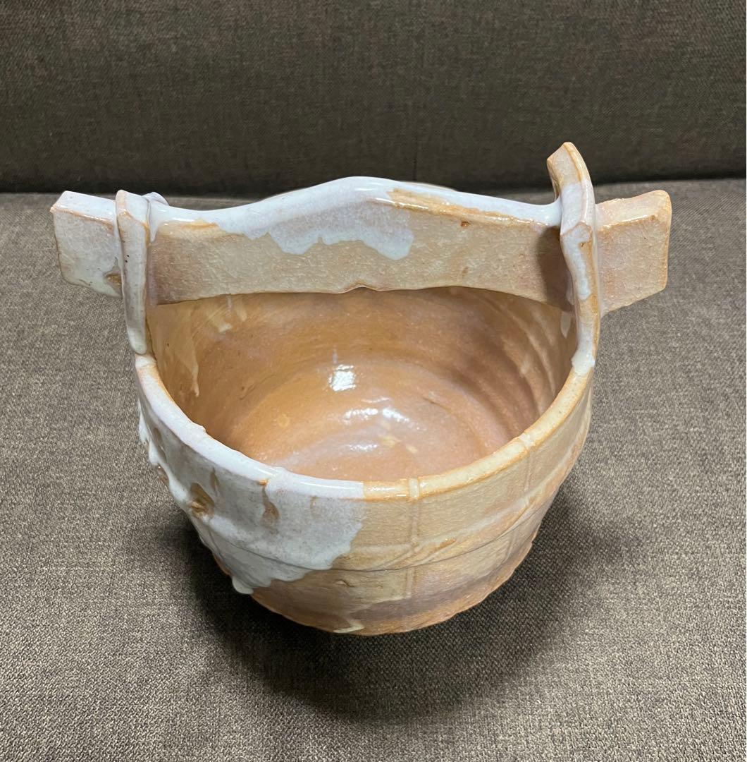 【萩焼　花入れ　手桶】