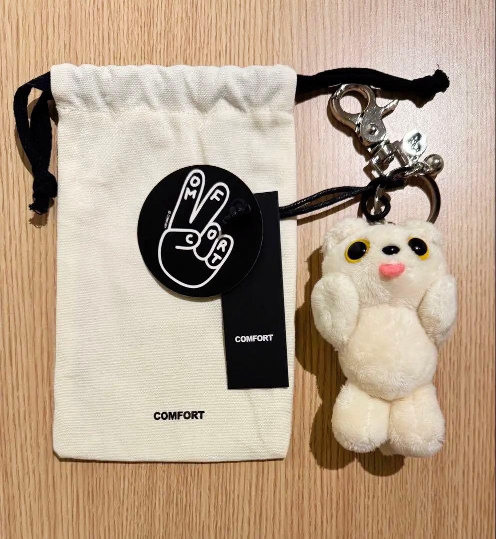 キーホルダー・アクリルキーホルダー COMFORT MUNK KEY RING IVORY