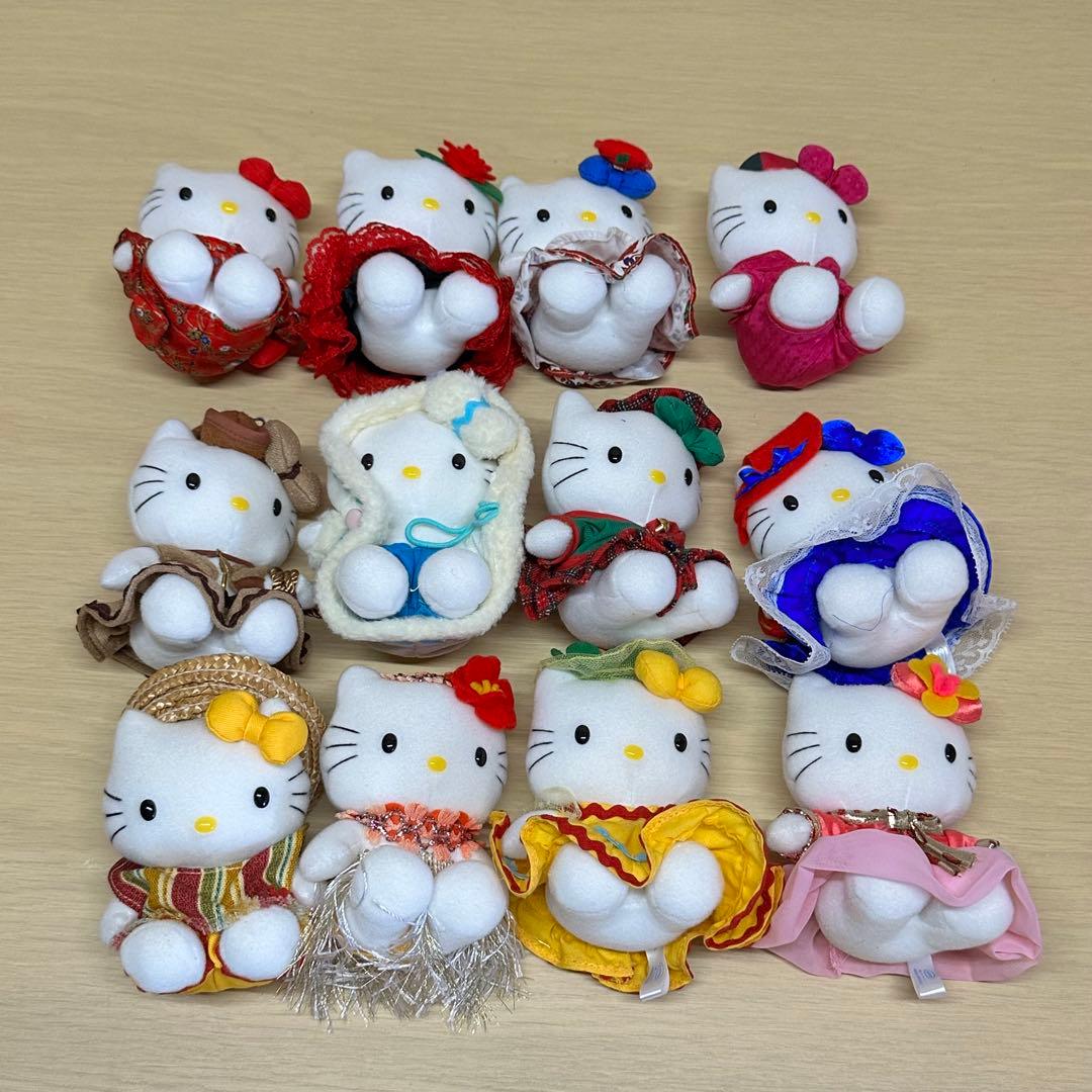 世界のハローキティ 12カ国セット ぬいぐるみ 2000年 民族衣装