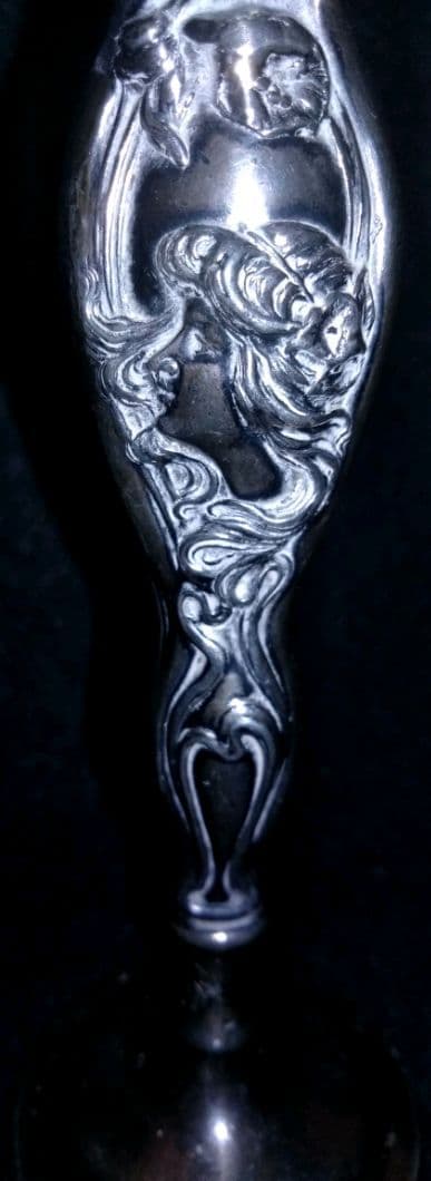 アール・ヌーヴォー ロココアンティークシルバー銀 花瓶フランスイギリス ミュシャ