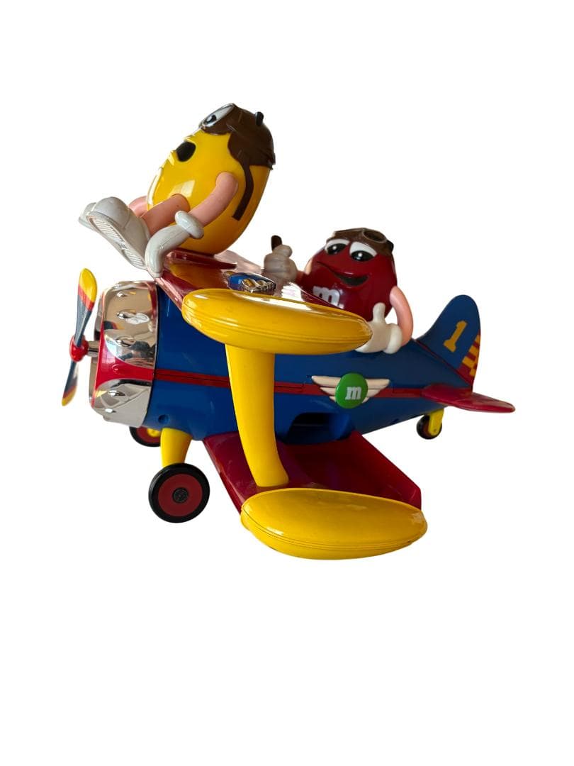 【希少】m&m's エムアンドエムズ 飛行機型 ディスペンサー ヴィンテージ