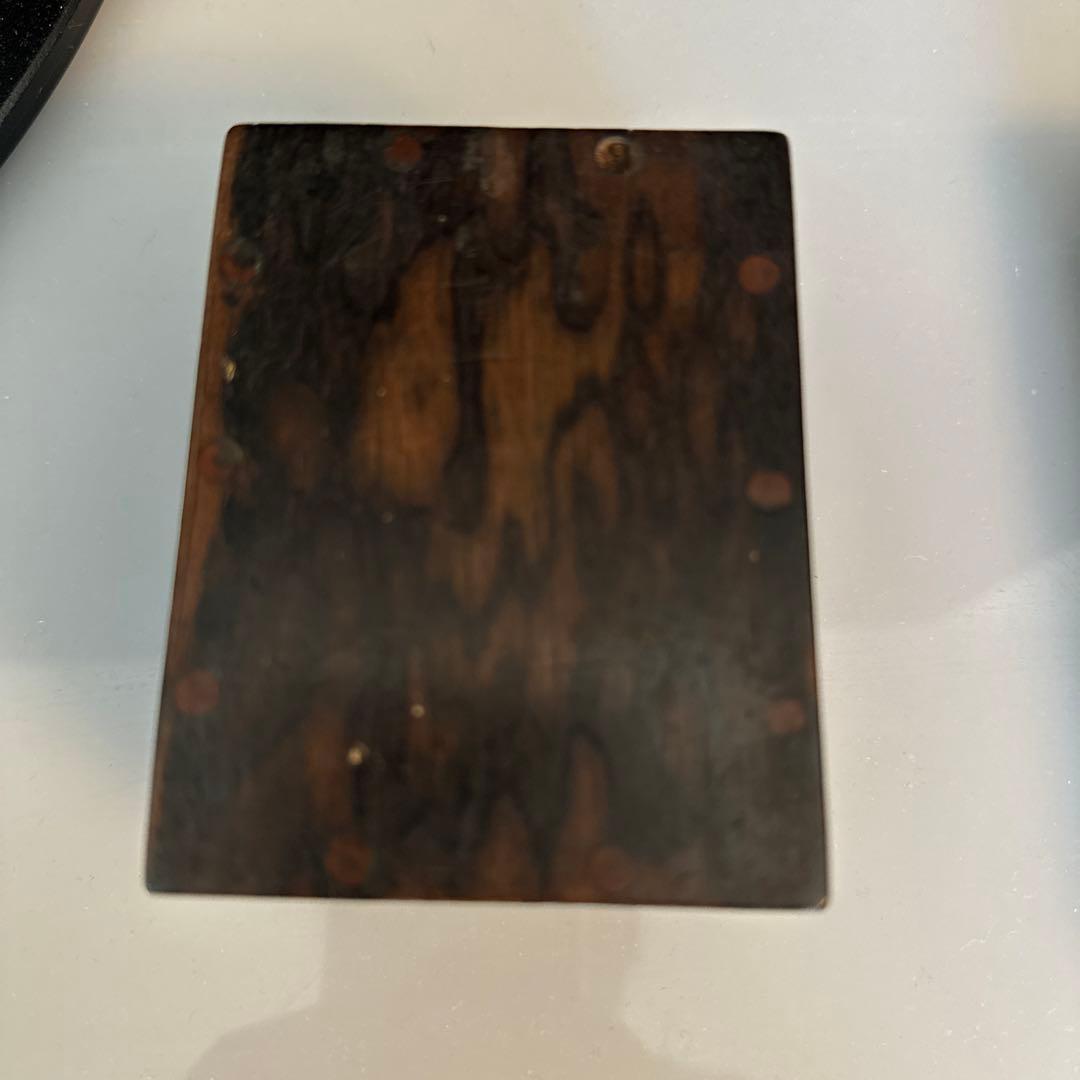 黑柿木，安藤七宝，七宝焼，骨董，インテリア，小物いり，煙草箱，宝石箱