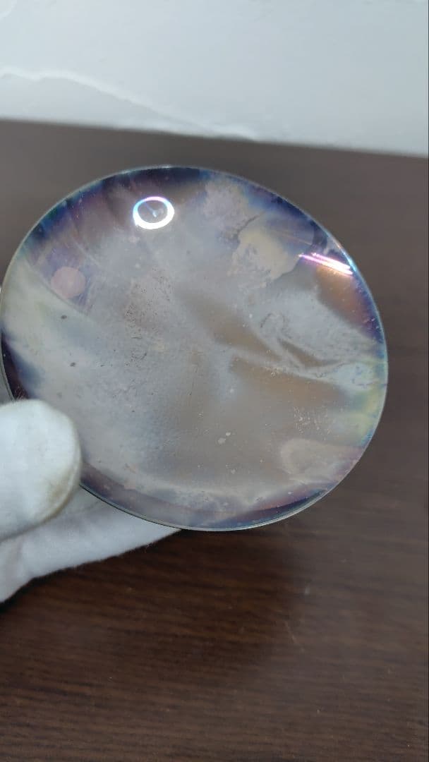 純銀製 小皿（刻印あり）