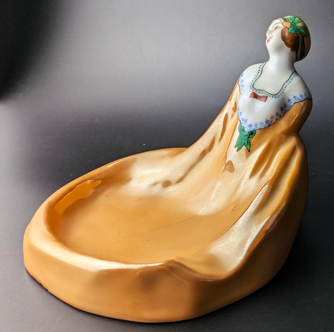 1918年頃オールドノリタケ デコレディ ラスター彩 アールデコ M-JAPAN