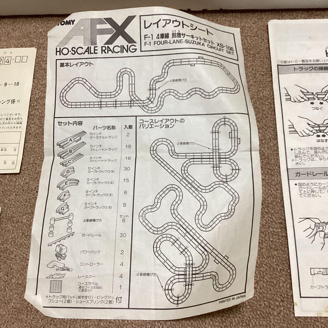 トミー　HO SCALE RACING. HOスケールレーシング　4車線