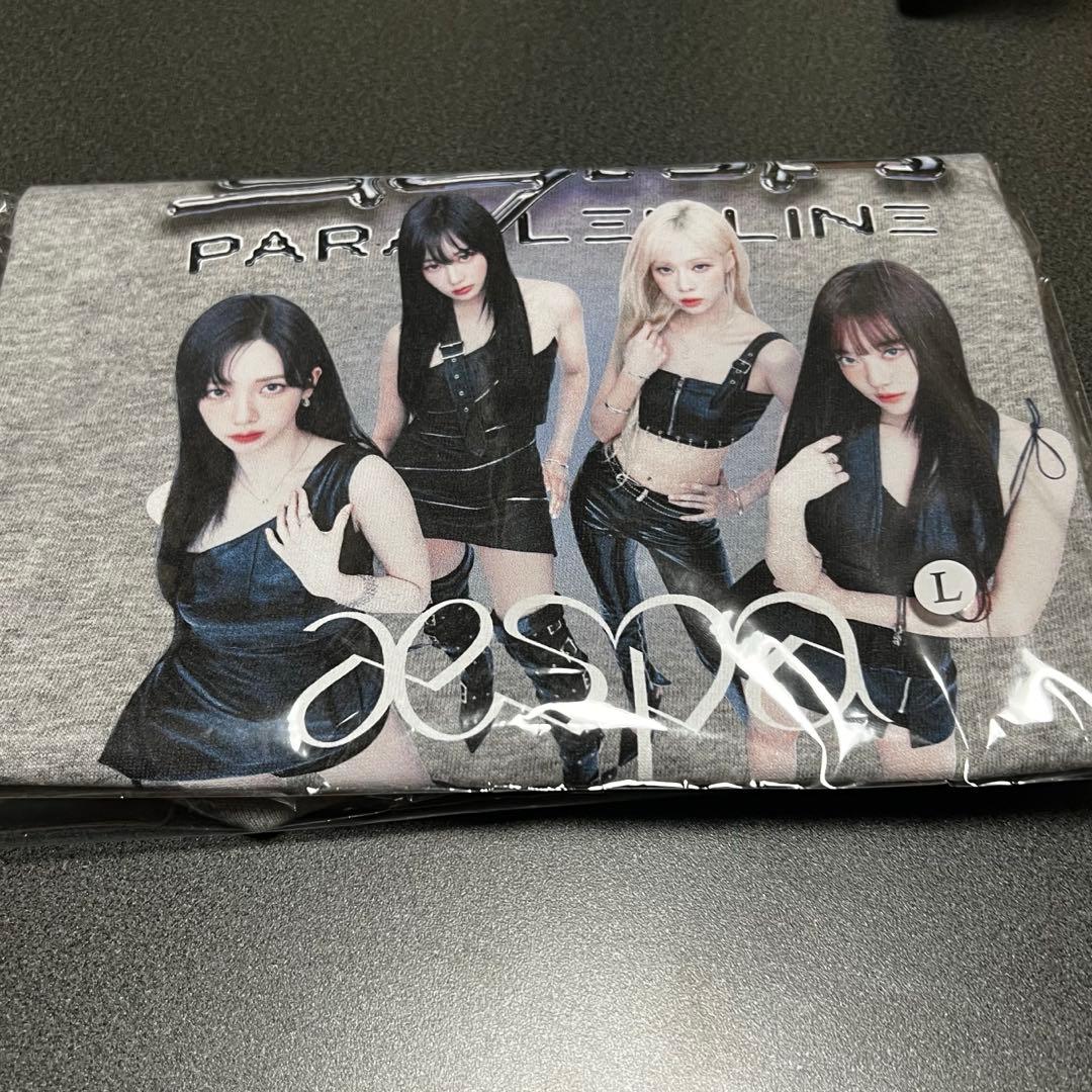 aespa 東京ドーム Tシャツ Lサイズ グレー 200名限定 当選 ワーナー