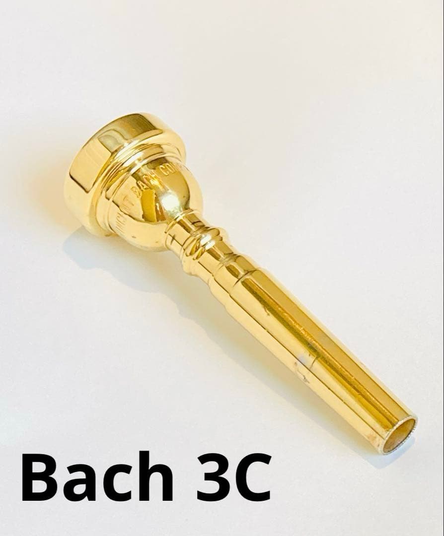 バックBACH★トランペット マウスピース ゴールド 3C