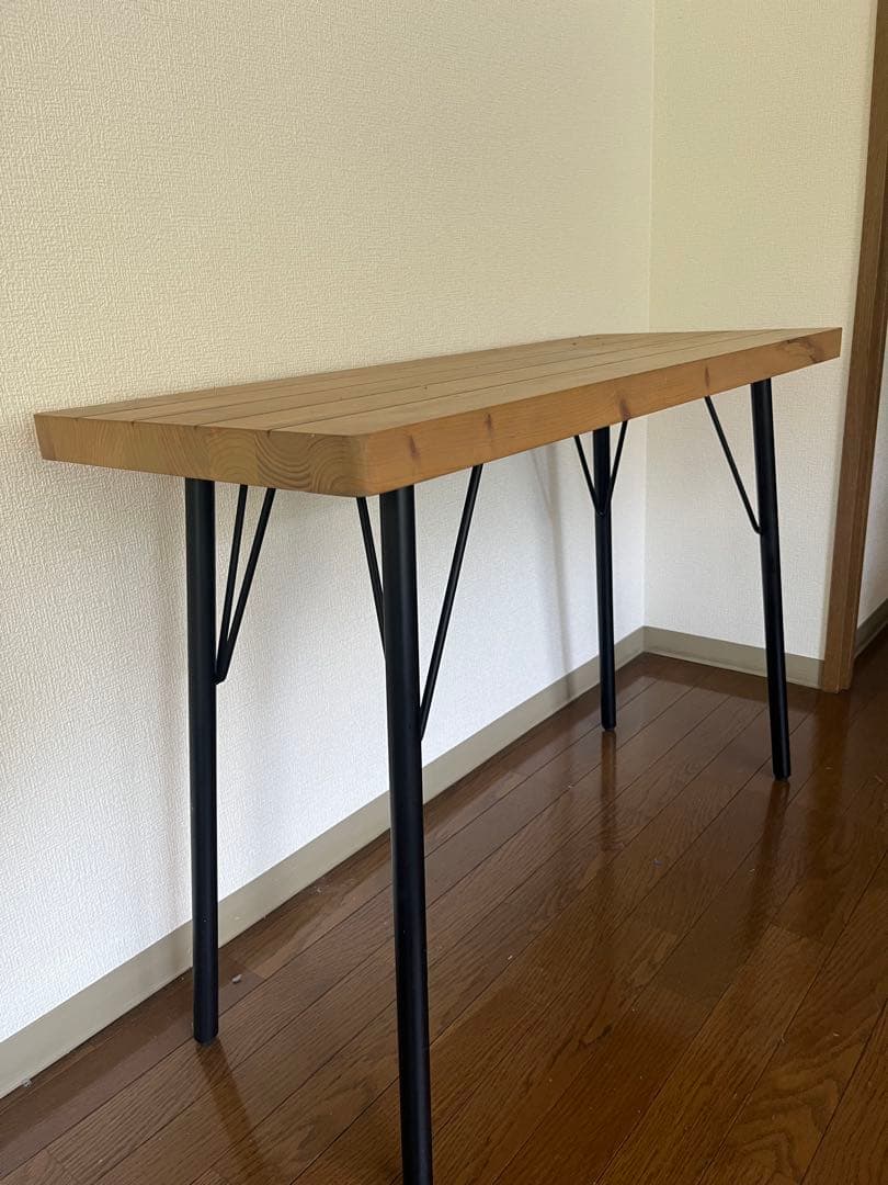 【送料込み】ニトリ フリーデスク(アウロス)ライトブラウン