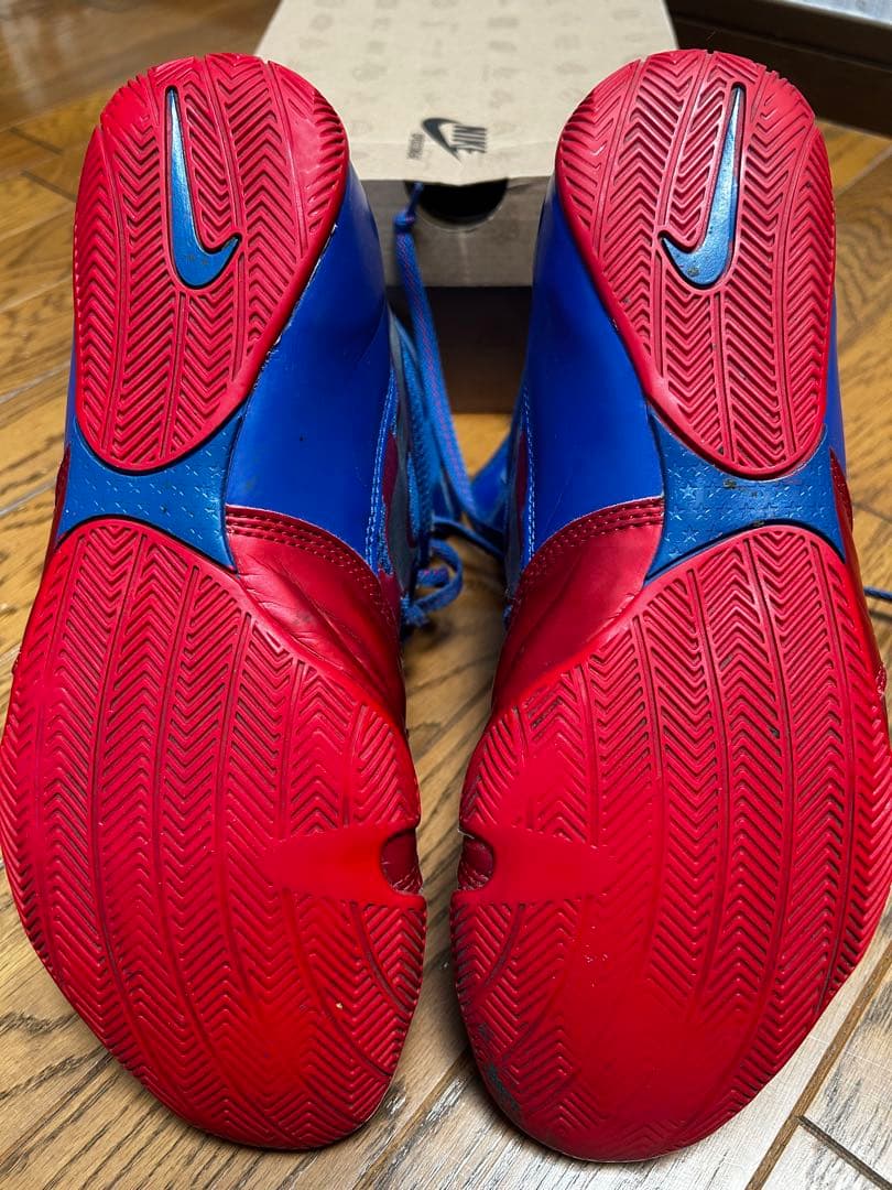 NIKE ボクシングシューズ 赤/青 ハイカット
