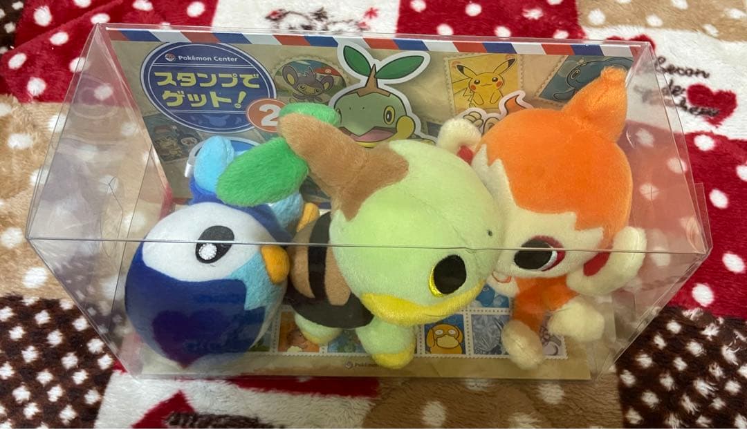 ポケモンセンター 非売品 ぬいぐるみ ポッチャマ ナエトル ヒコザル