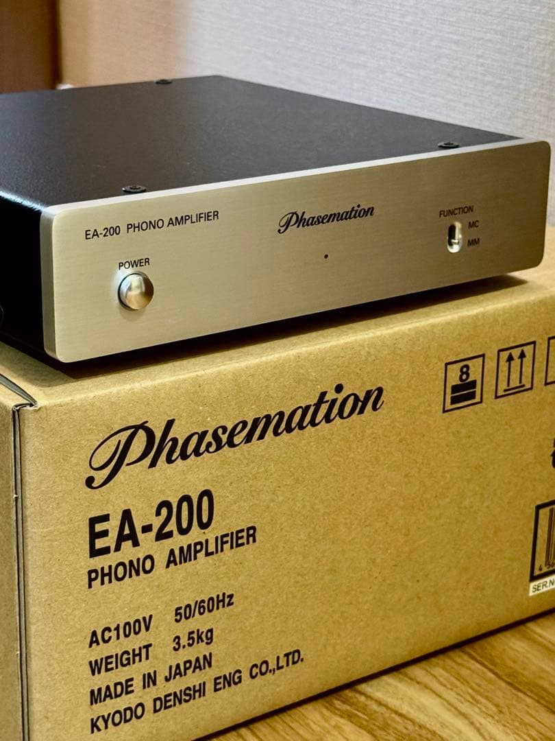 【極美品】Phasemation EA-200 フォノアンプ 元箱・付属品完備