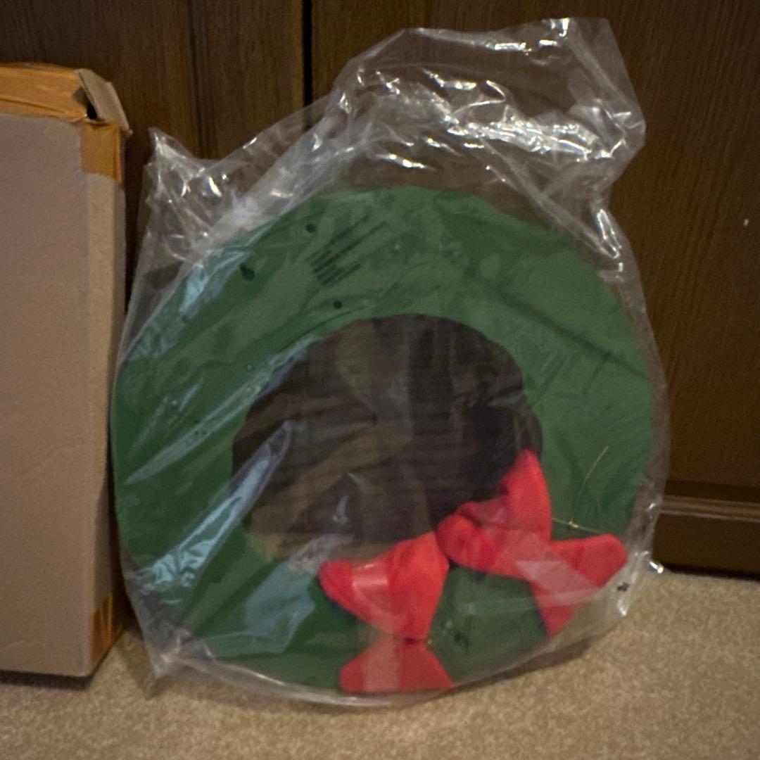 新品　光る　クリスマスリース　ナイトメアビフォアクリスマス