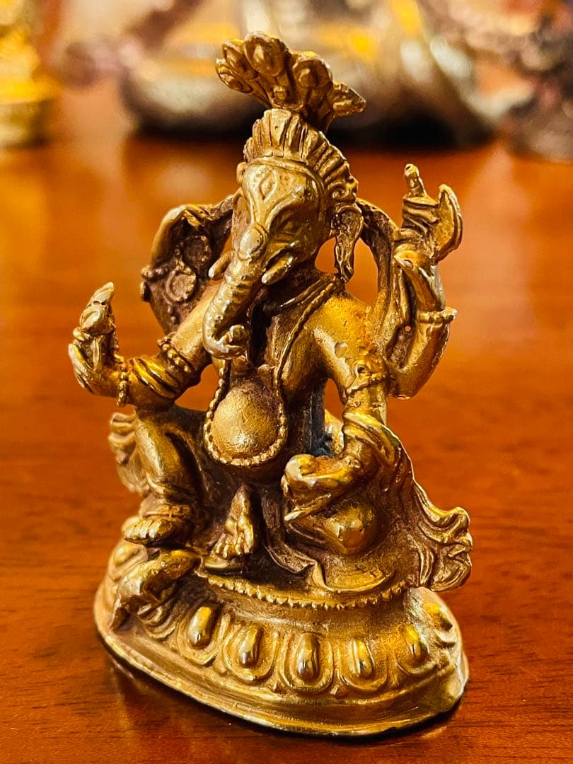 新品 送料無料 ガネーシャ 置物 チベット密教 ガネーシャ神様 ヒンドゥー教c