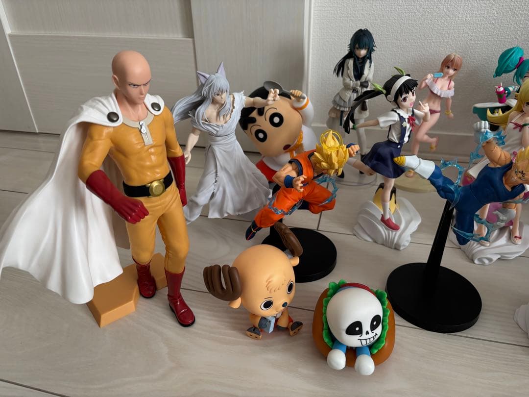 アニメキャラクターフィギュアセット　19点