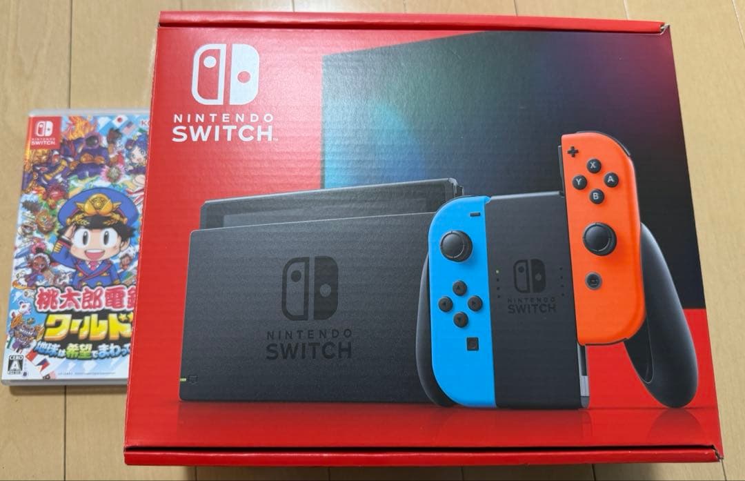 【美品】Nintendo Switch 本体+桃鉄ワールドセット