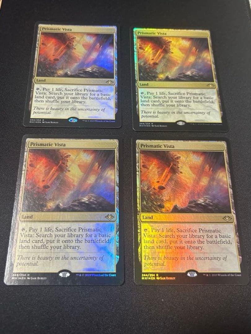 【4枚セット】虹色の眺望_英語_FOIL