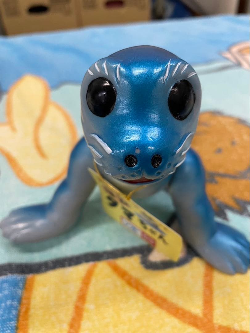 マルサン　海獣タマちゃん　ブルーver ソフビ